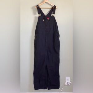 🌟 Dickies Classic Bib Overalls 40x30 Rinsed Black